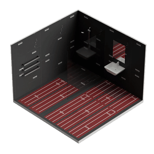 bathroom collection underfloor heating